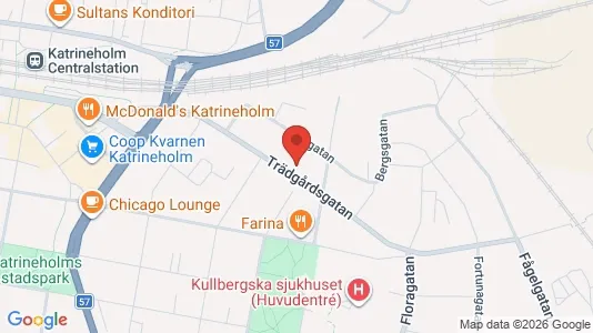 Lägenheter att hyra i Katrineholm - kort over placeringen