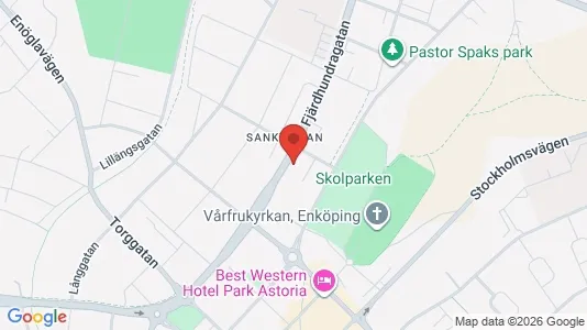 Lägenheter till salu i Enköping - kort over placeringen