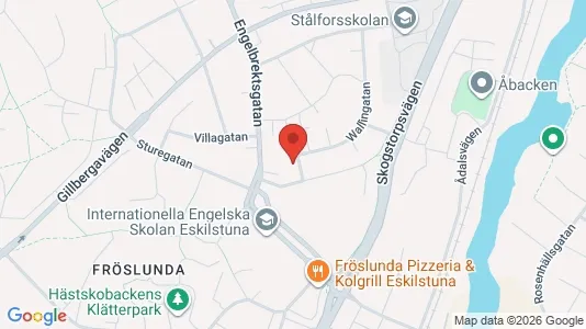Bostadsrätter till salu i Eskilstuna - kort over placeringen