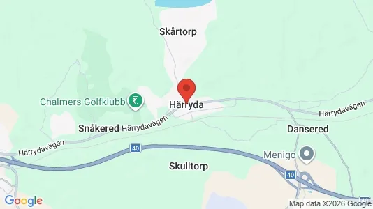 Tomter till salu i Härryda - Bild från Google Street View