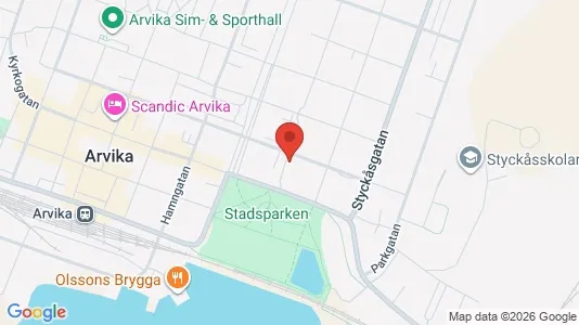 Bostadsrätter till salu i Arvika - kort over placeringen