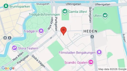 Lägenheter till salu i Göteborg Centrum - kort over placeringen