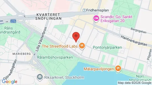 Lägenheter till salu i Kungsholmen - kort over placeringen