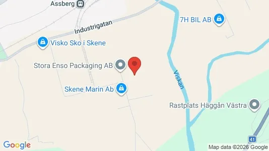 Lägenheter att hyra i Mark - kort over placeringen