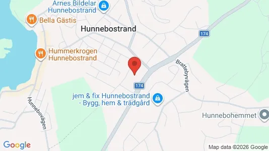 Bostadsrätter till salu i Sotenäs - kort over placeringen