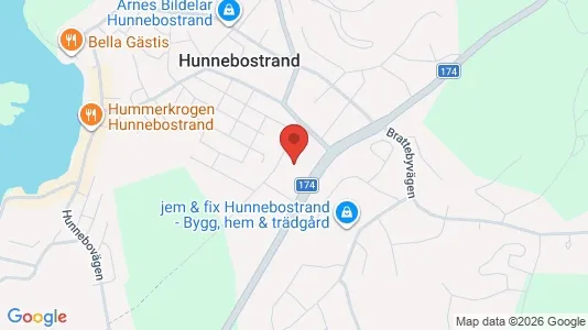 Bostadsrätter till salu i Sotenäs - kort over placeringen