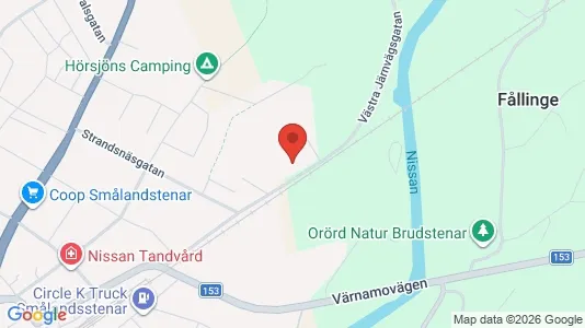 Lägenheter till salu i Gislaved - kort over placeringen