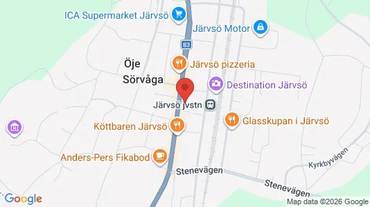 Lägenheter till salu i Ljusdal - kort over placeringen