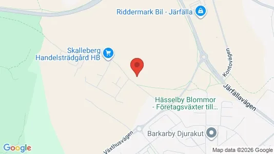 Bostadsrätter till salu i Järfälla - kort over placeringen