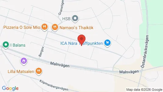 Lägenheter till salu i Hudiksvall - kort over placeringen