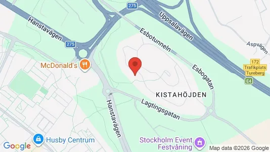 Lägenheter till salu i Västerort - kort over placeringen