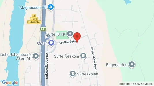 Bostadsrätter till salu i Ale - kort over placeringen