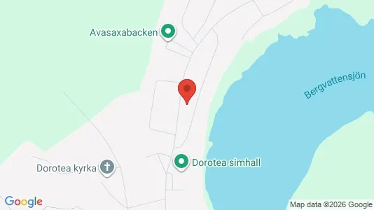 Lägenheter att hyra i Dorotea - kort over placeringen