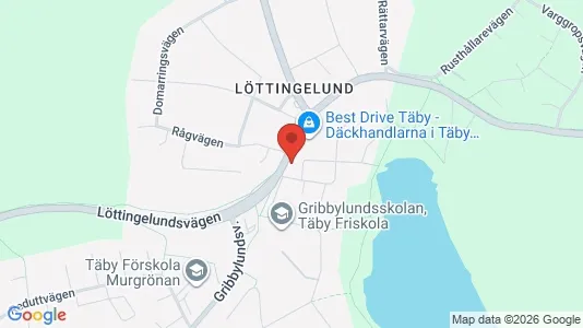 Lägenheter till salu i Täby - kort over placeringen