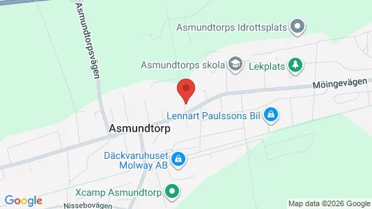 Lägenheter att hyra i Landskrona - kort over placeringen