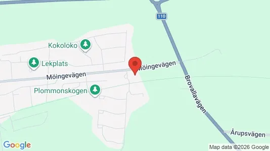 Lägenheter att hyra i Landskrona - kort over placeringen