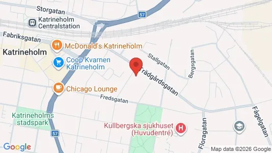 Lägenheter att hyra i Katrineholm - kort over placeringen