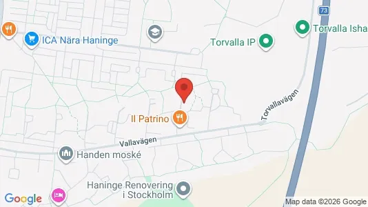 Lägenheter till salu i Haninge - kort over placeringen