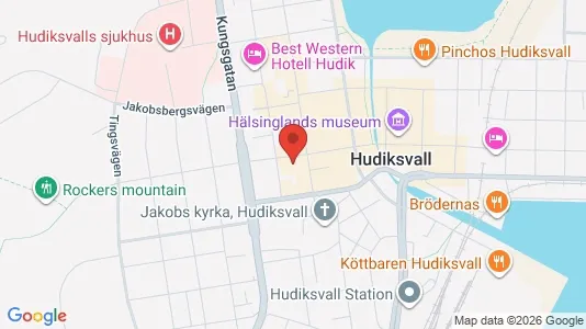Lägenheter till salu i Hudiksvall - Bild från Google Street View