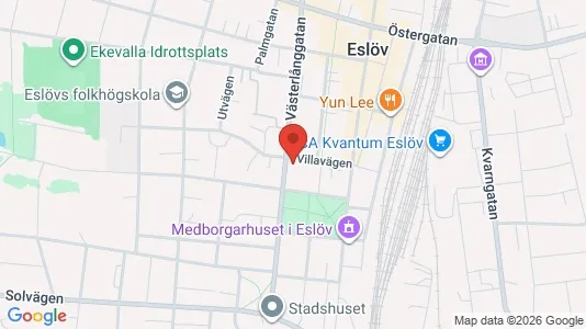 Lägenheter att hyra i Eslöv - Bild från Google Street View