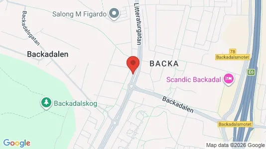 Bostadsrätter till salu i Norra hisingen - kort over placeringen