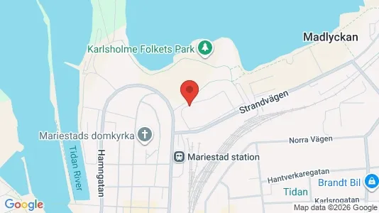 Bostadsrätter till salu i Mariestad - Bild från Google Street View
