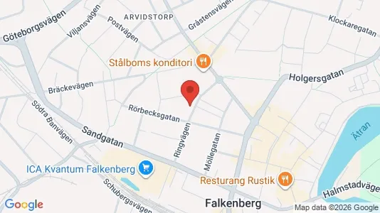 Lägenheter att hyra i Falkenberg - Bild från Google Street View