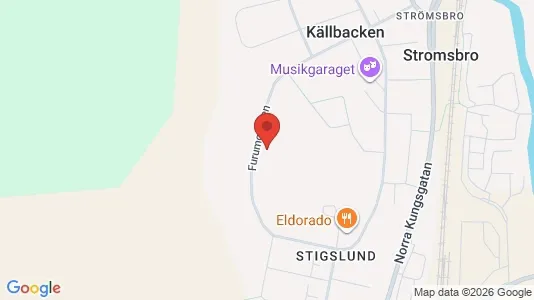 Lägenheter att hyra i Gävle - kort over placeringen