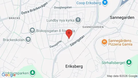 Bostadsrätter till salu i Västra hisingen - kort over placeringen