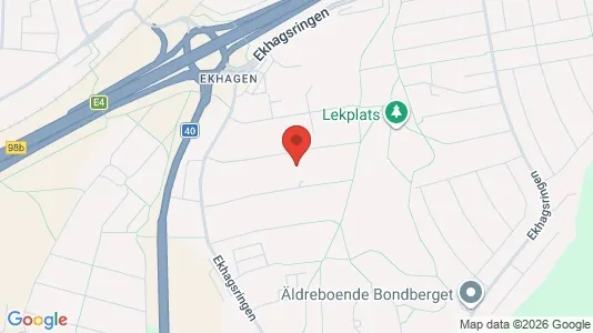 Lägenheter till salu i Jönköping - kort over placeringen