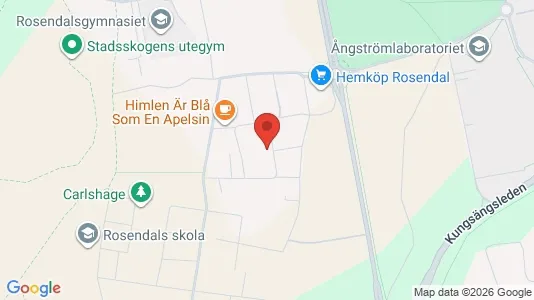 Lägenheter till salu i Uppsala - kort over placeringen