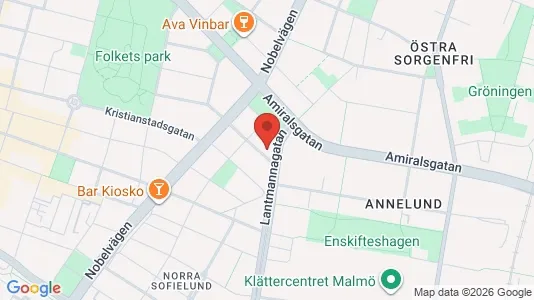 Lägenheter till salu i Malmö Centrum - kort over placeringen
