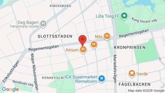 Lägenheter till salu i Malmö Centrum - kort over placeringen