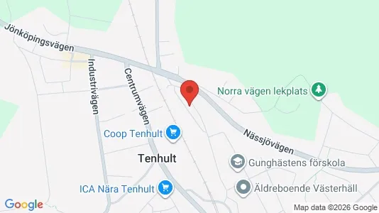 Lägenheter att hyra i Jönköping - kort over placeringen