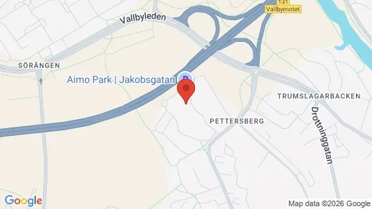 Lägenheter att hyra i Västerås - kort over placeringen