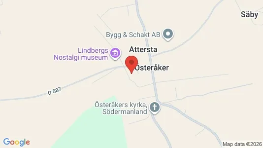 Lägenheter till salu i Österåker - kort over placeringen