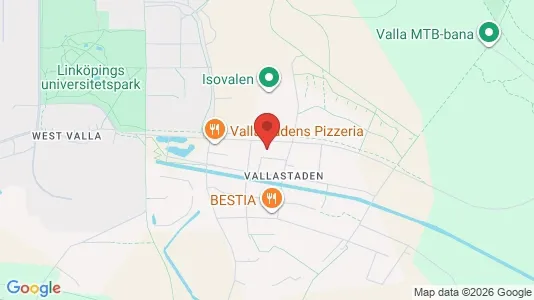 Lägenheter till salu i Linköping - kort over placeringen