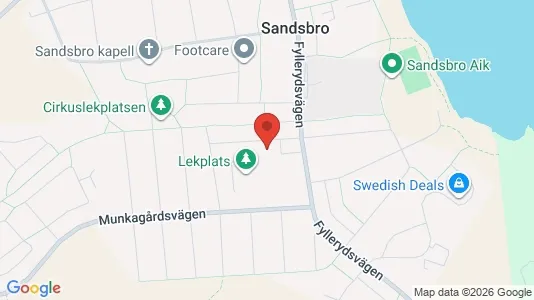 Bostadsrätter till salu i Växjö - kort over placeringen