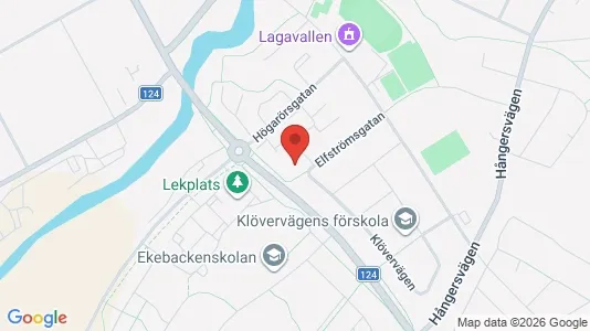Bostadsrätter till salu i Ljungby - kort over placeringen
