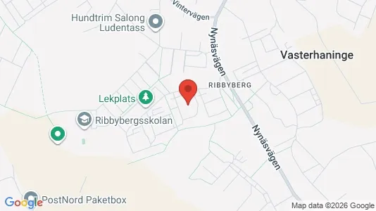 Lägenheter till salu i Haninge - kort over placeringen