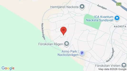 Lägenheter till salu i Sundsvall - kort over placeringen