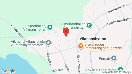 Lägenheter att hyra i Hedemora - kort over placeringen
