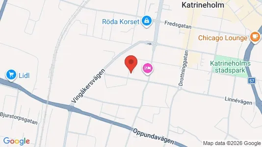 Lägenheter att hyra i Katrineholm - kort over placeringen