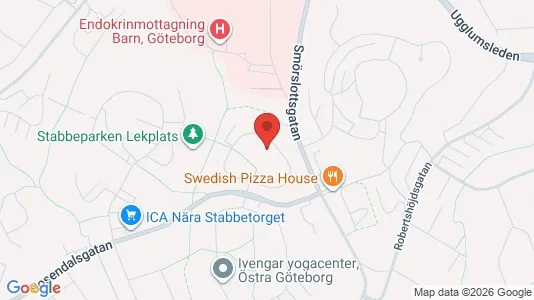 Lägenheter till salu i Örgryte-Härlanda - kort over placeringen
