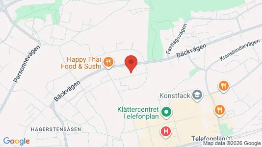 Bostadsrätter till salu i Söderort - kort over placeringen