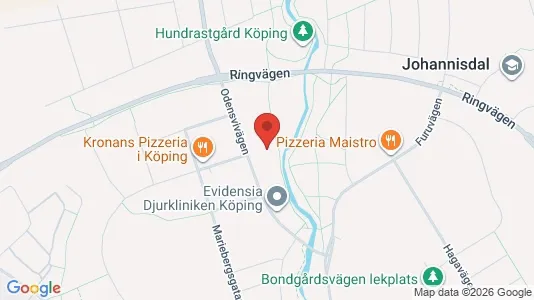 Bostadsrätter till salu i Köping - kort over placeringen
