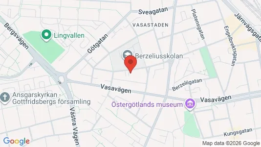 Bostadsrätter till salu i Linköping - kort over placeringen