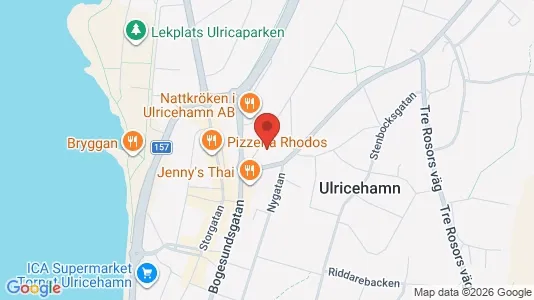 Bostadsrätter till salu i Ulricehamn - kort over placeringen