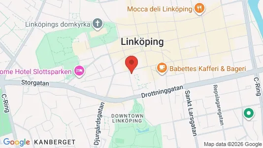 Bostadsrätter till salu i Linköping - kort over placeringen