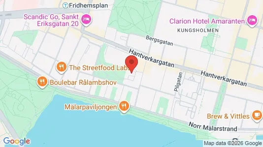 Bostadsrätter till salu i Kungsholmen - kort over placeringen